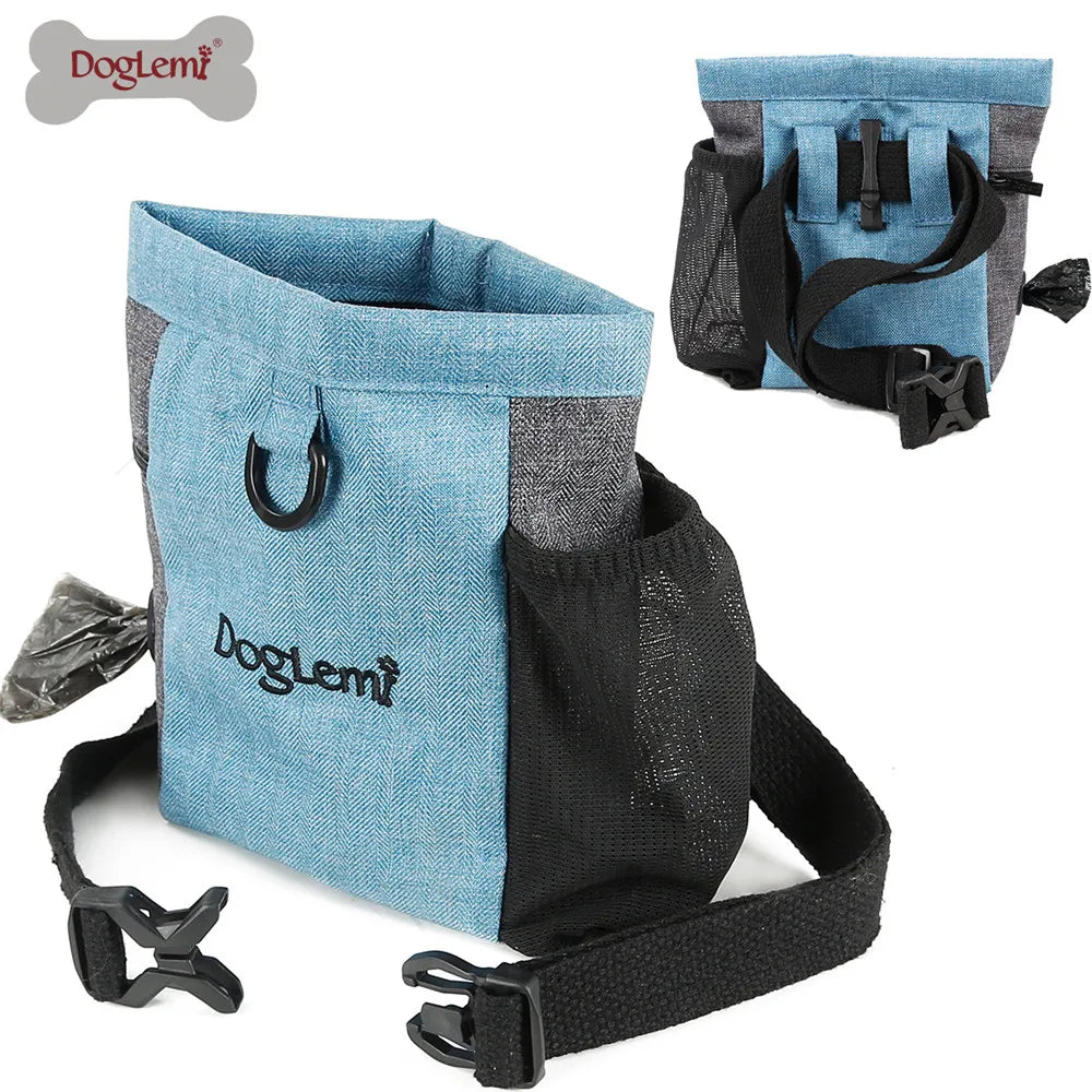 Professional Pet Treat Dog Pouch Tote Bag Waist Bag Multifunction Training Dog Helpers for Dogs
