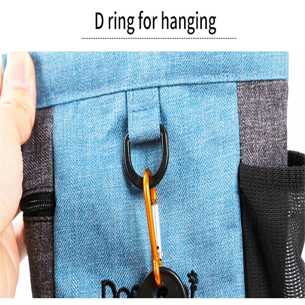 Professional Pet Treat Dog Pouch Tote Bag Waist Bag Multifunction Training Dog Helpers for Dogs