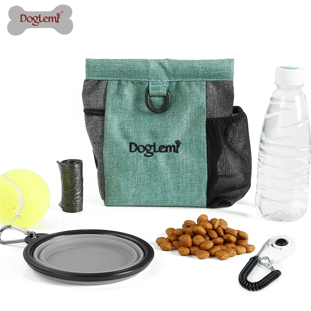 Professional Pet Treat Dog Pouch Tote Bag Waist Bag Multifunction Training Dog Helpers for Dogs
