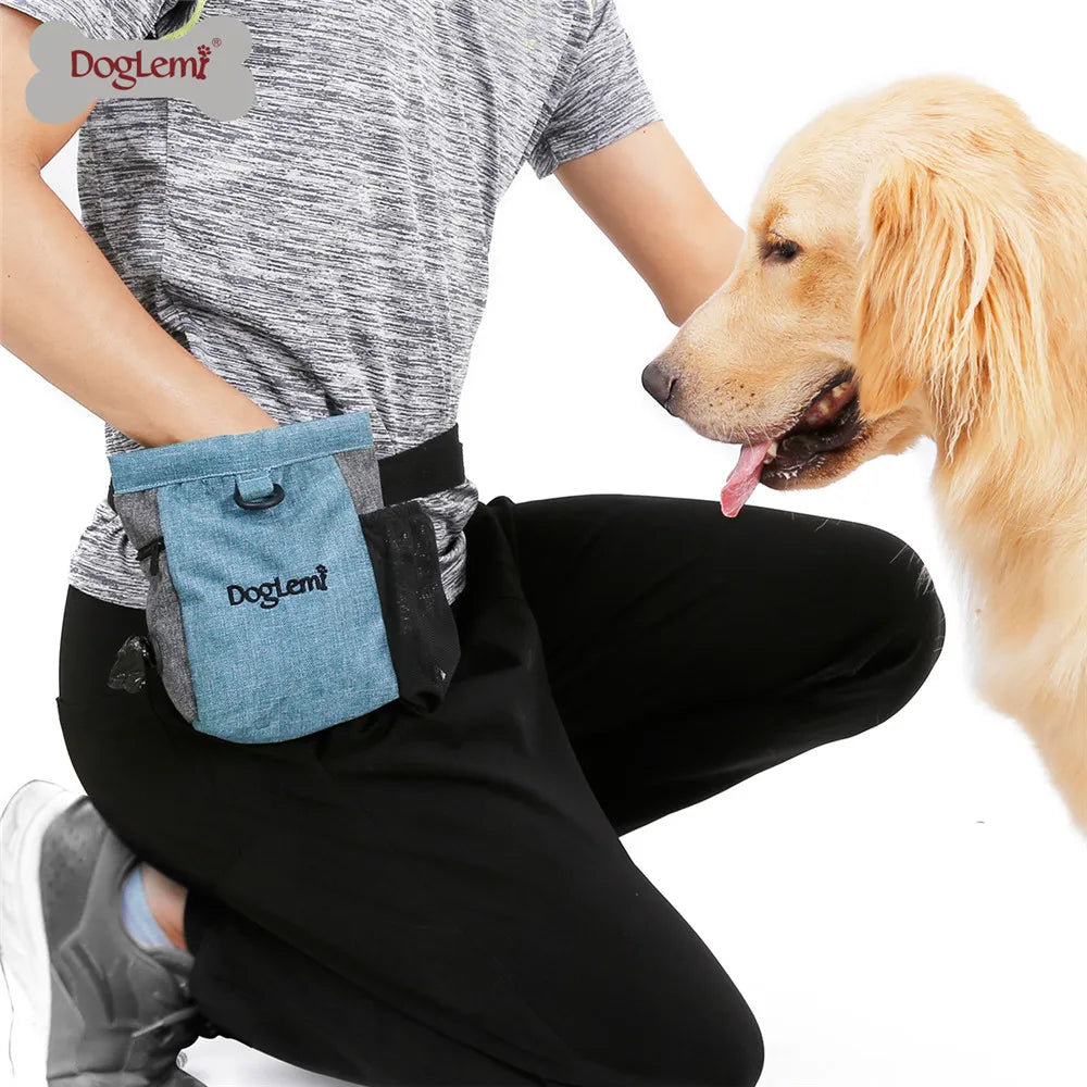 Professional Pet Treat Dog Pouch Tote Bag Waist Bag Multifunction Training Dog Helpers for Dogs
