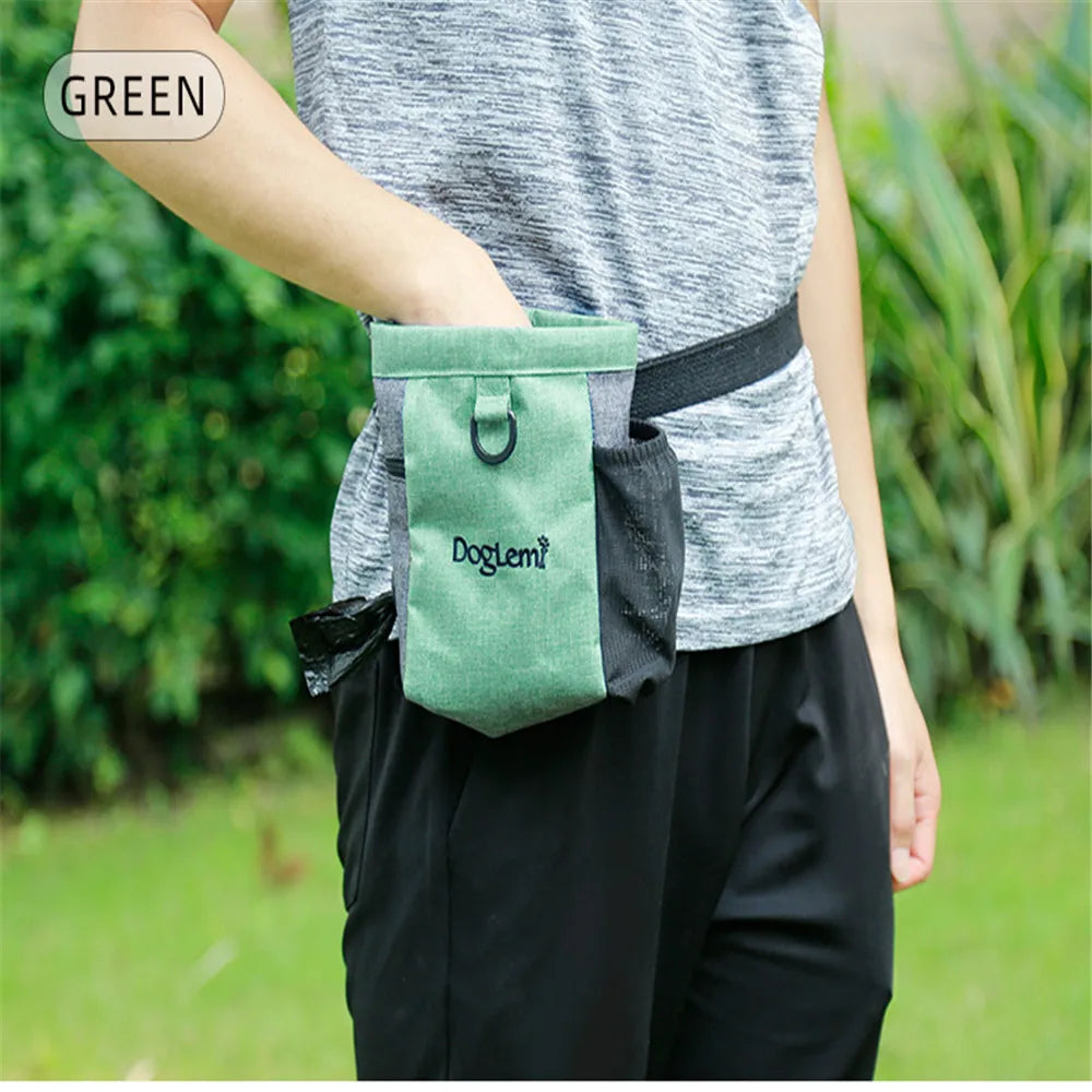 Professional Pet Treat Dog Pouch Tote Bag Waist Bag Multifunction Training Dog Helpers for Dogs