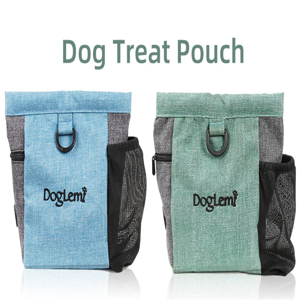 Professional Pet Treat Dog Pouch Tote Bag Waist Bag Multifunction Training Dog Helpers for Dogs