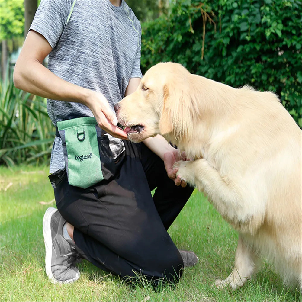Professional Pet Treat Dog Pouch Tote Bag Waist Bag Multifunction Training Dog Helpers for Dogs