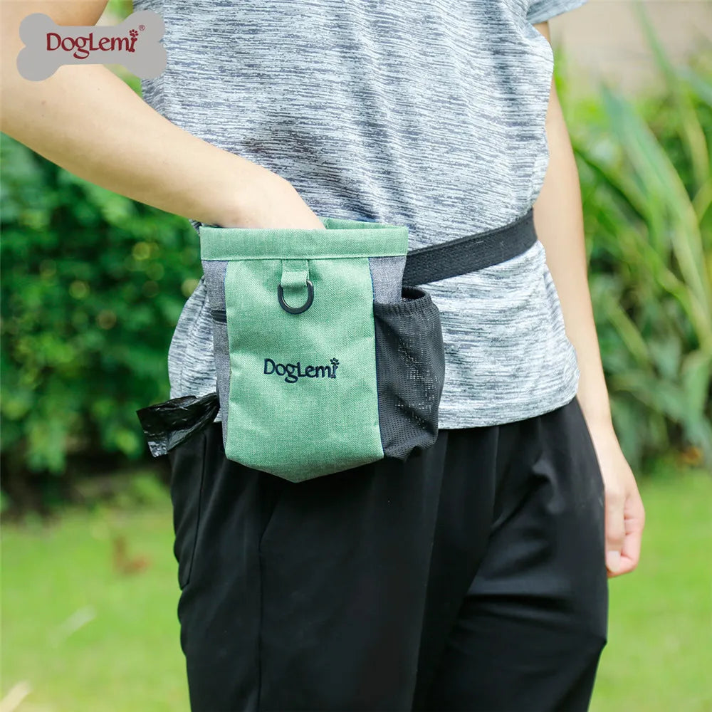 Professional Pet Treat Dog Pouch Tote Bag Waist Bag Multifunction Training Dog Helpers for Dogs