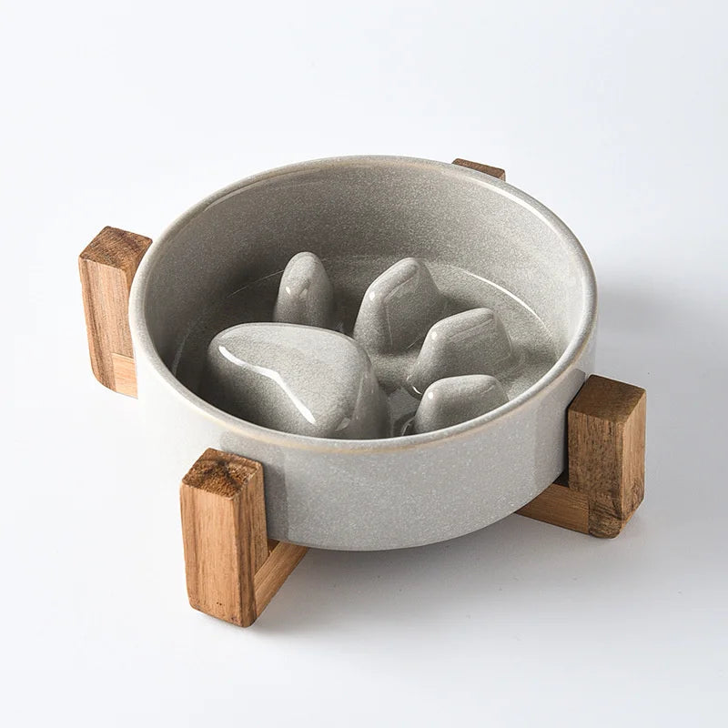 Ceramic Slow Feed Bowl