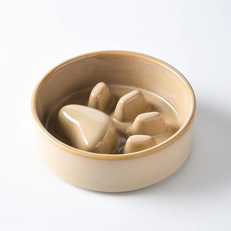 Ceramic Slow Feed Bowl