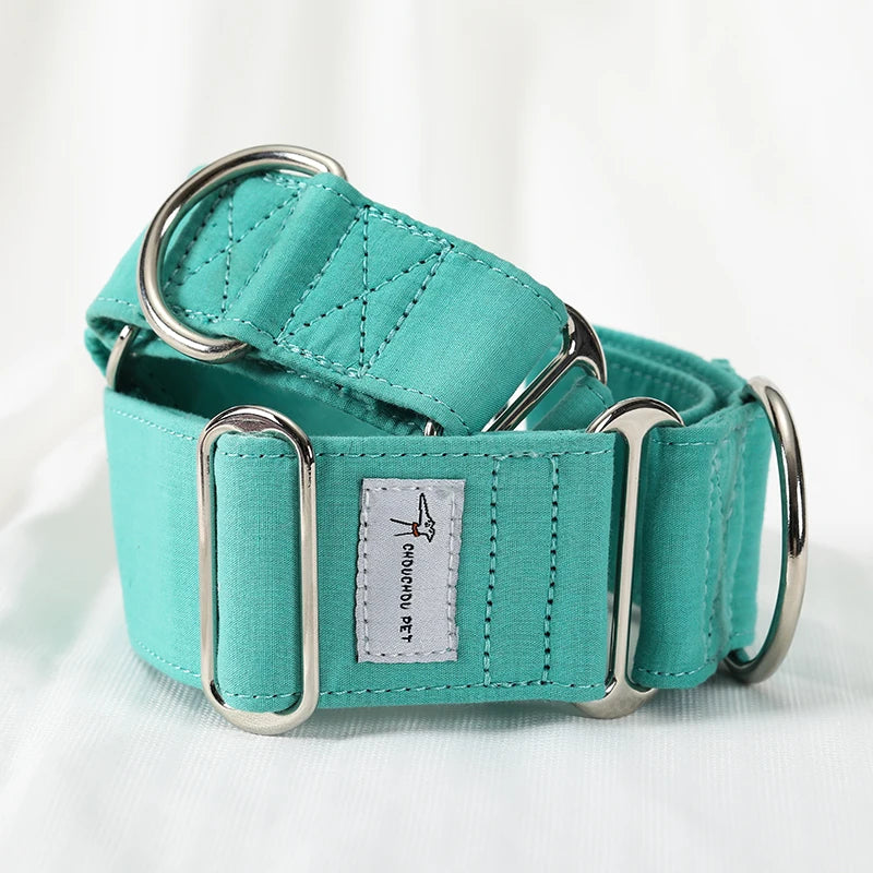 Martingale Cotton Dog Collar