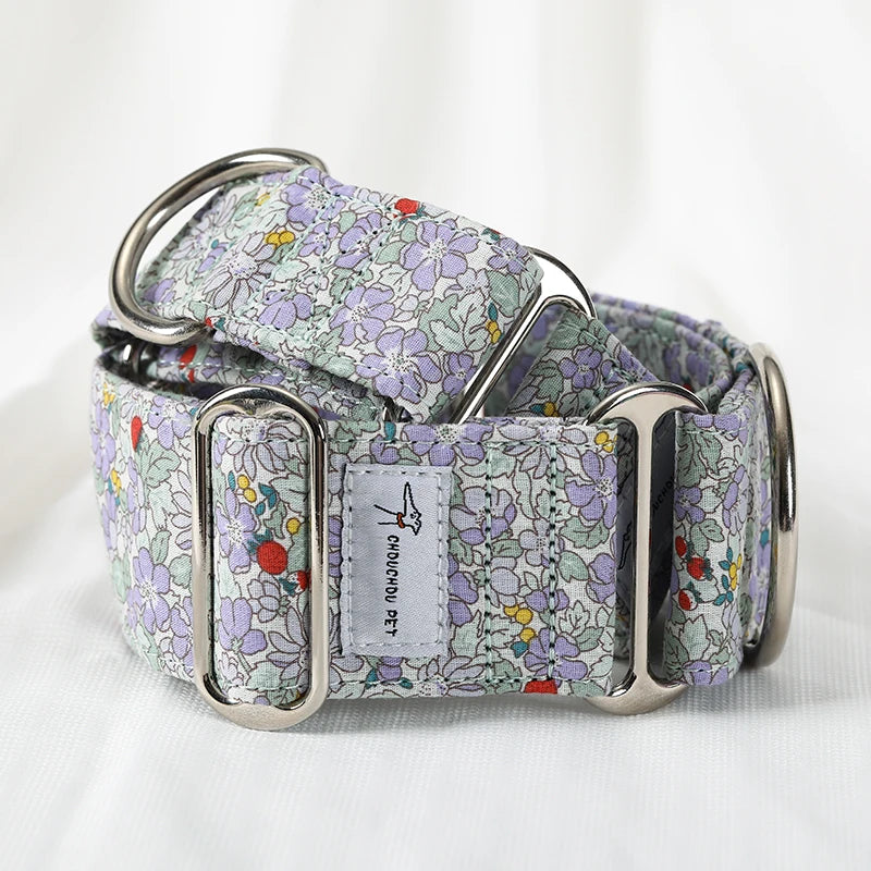Martingale Cotton Dog Collar