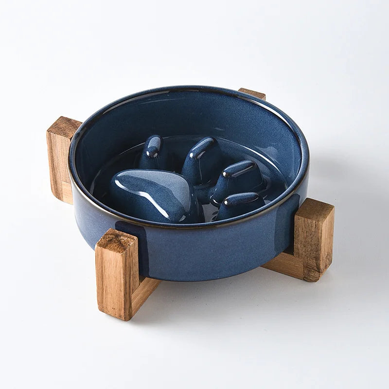 Ceramic Slow Feed Bowl