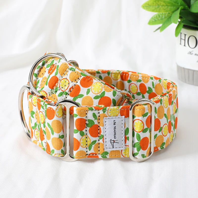 Martingale Cotton Dog Collar